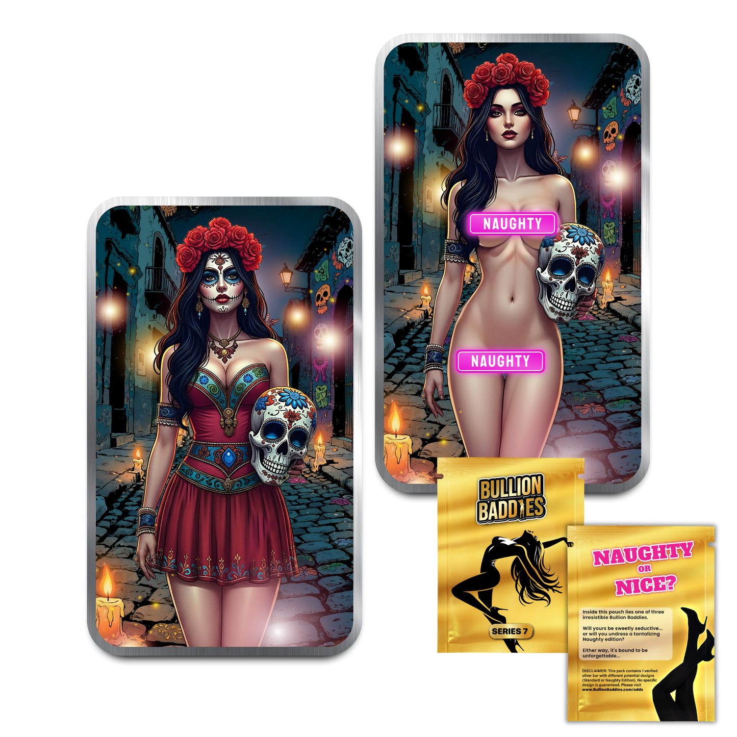 Bullion Baddies Special Edition 7: Halloween – Mortuary Michelle & Carlita Calavera