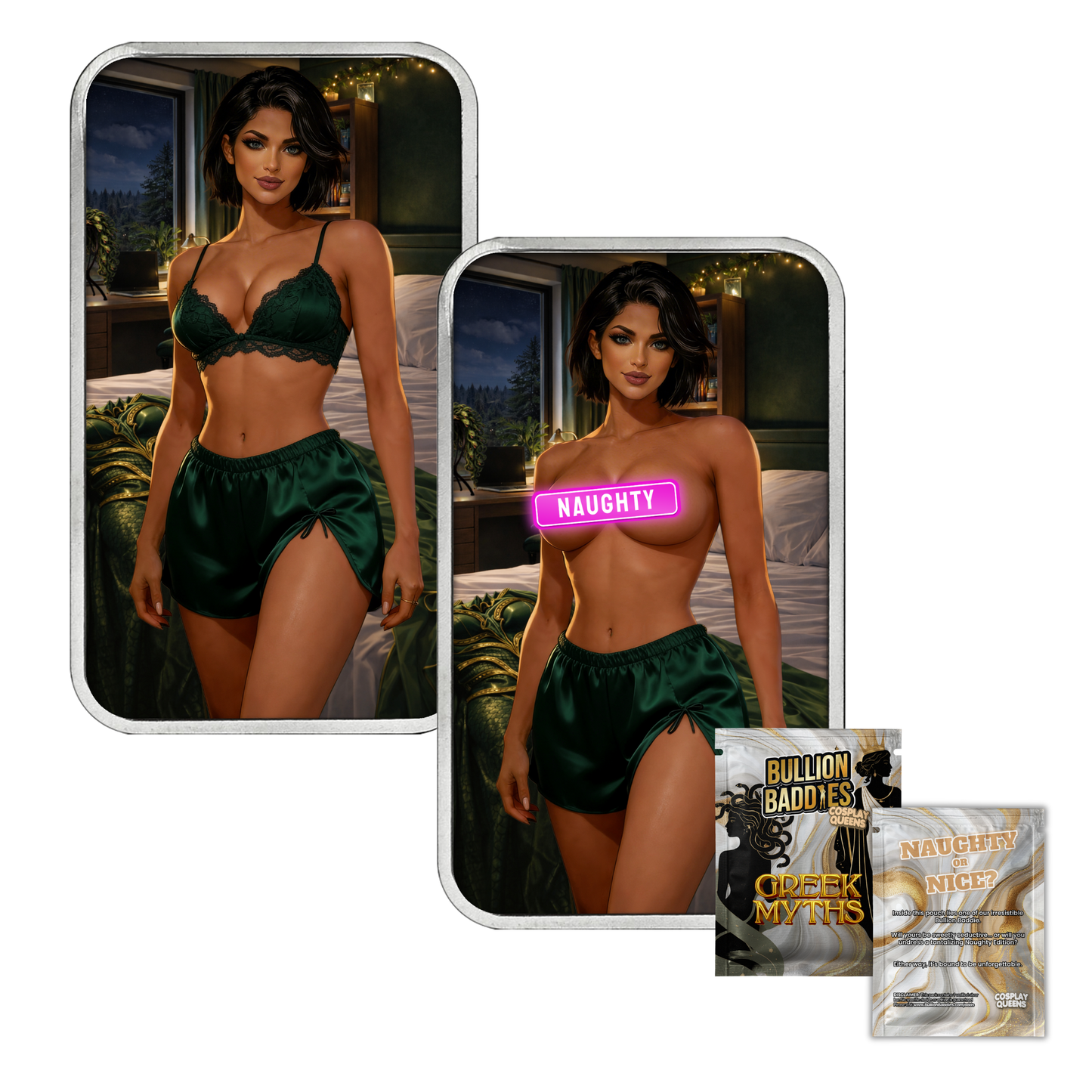Bullion Baddies Special Edition Luxe Pack 2: Greek Mythology Hera and Medusa