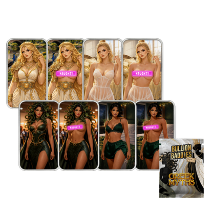 Bullion Baddies Special Edition Luxe Pack 2: Greek Mythology Hera and Medusa