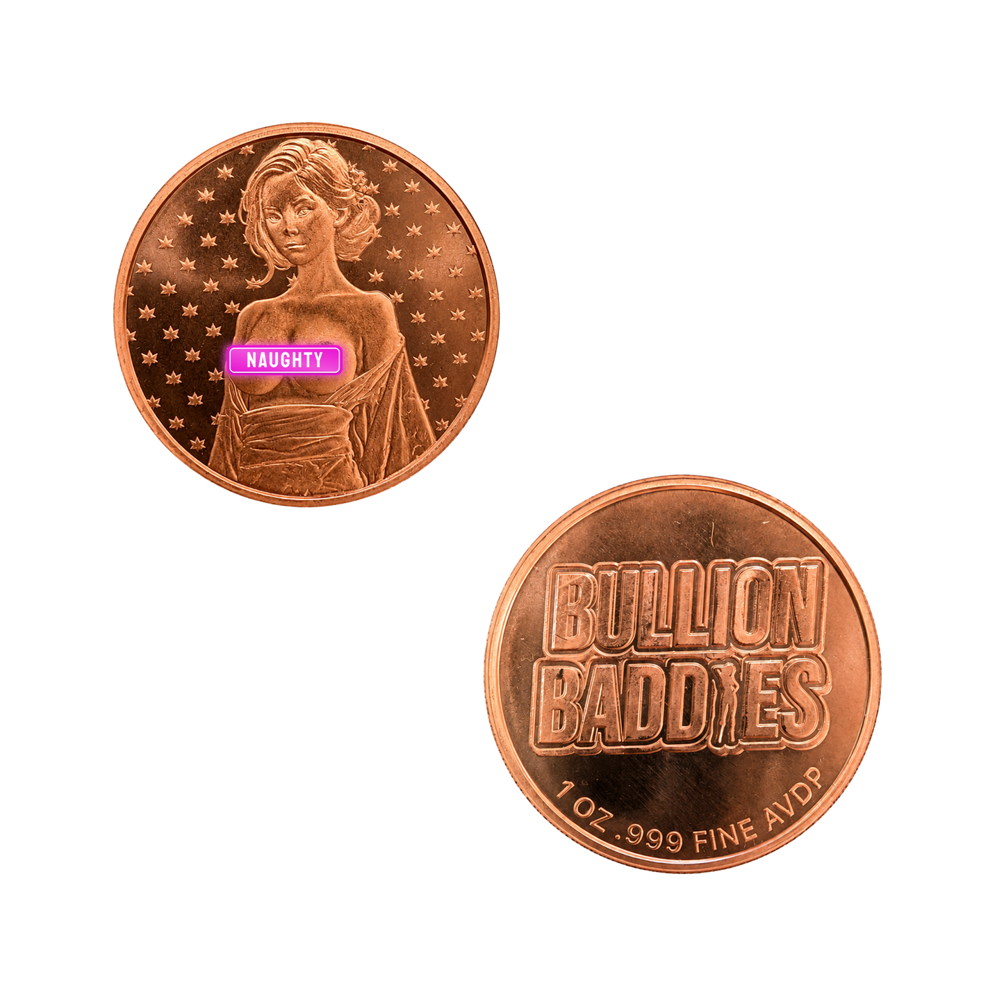 Bullion Baddies Copper Coin - Sakura Silk