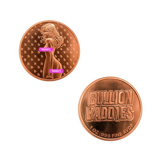 Bullion Baddies Copper Coin - Peachy Paula