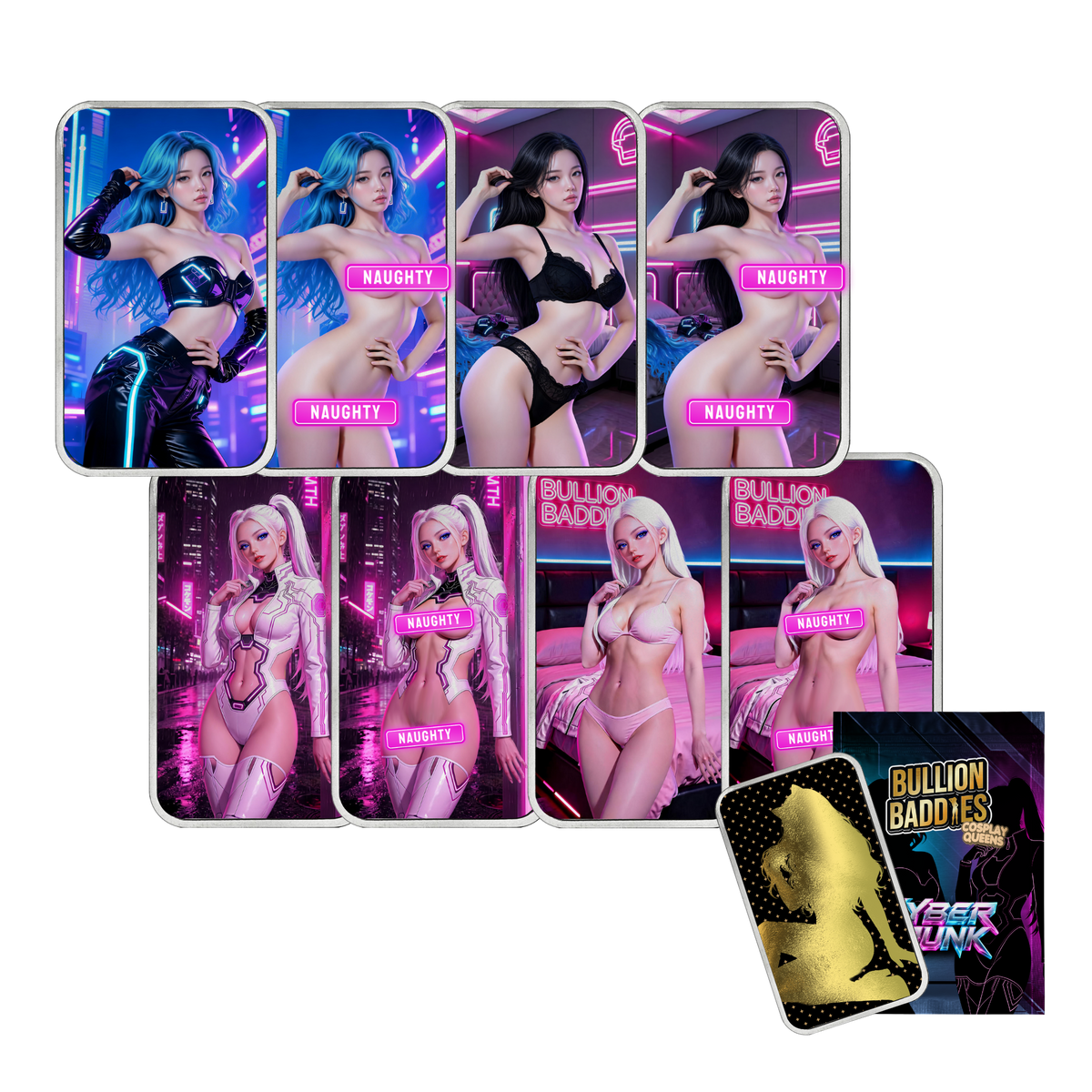 Bullion Baddies Special Edition Luxe Pack 4: Cyber Punk