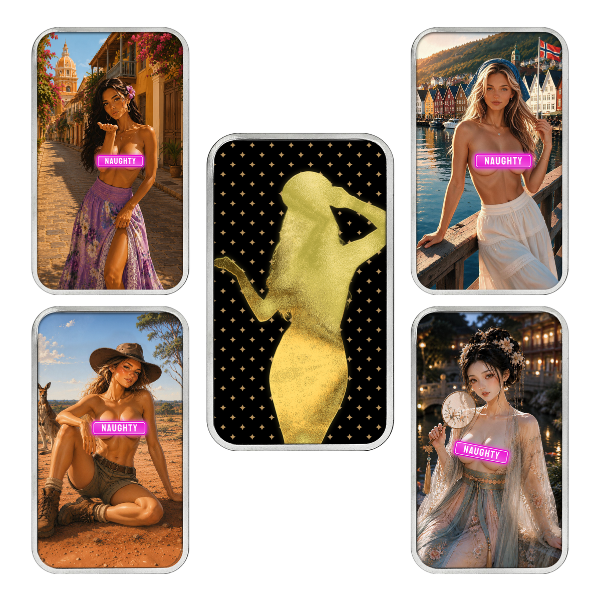 Bullion Baddies Base Set Pack Series 10: World Passport 2