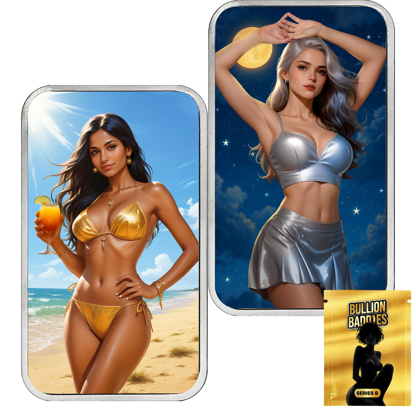 Bullion Baddies Special Edition 8: Sun and Moon – Sunny Sienna & Luna Lexi
