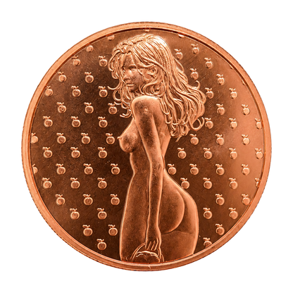 Bullion Baddies Copper Coin - Peachy Paula