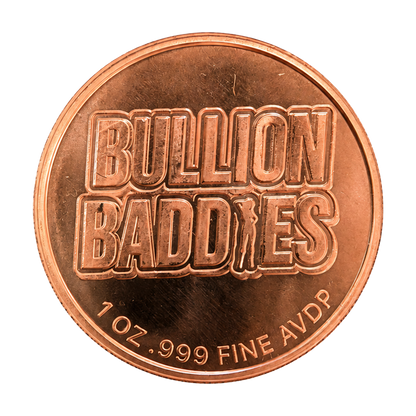 Bullion Baddies Copper Coin - Peachy Paula