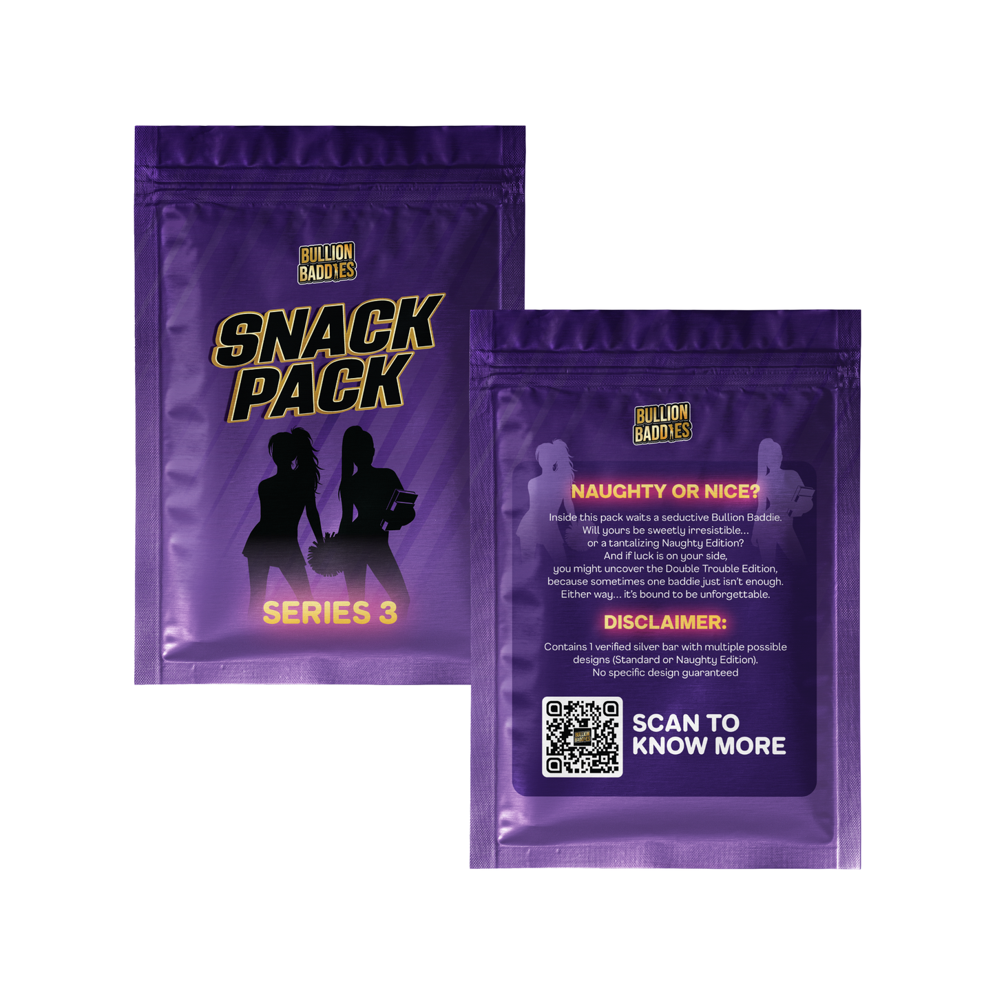 Bullion Baddies Snack Pack Series 3: Nerd & Cheerleader